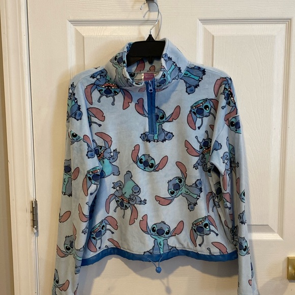 Disney Sweaters - BNWT Disney Lilo and Stitch Fleece Sweater Women’s Size XS